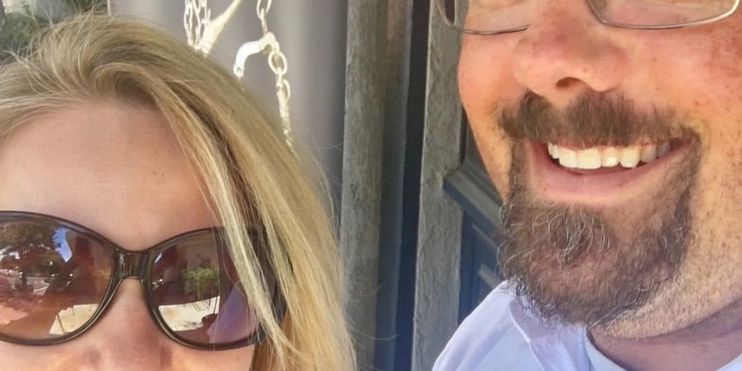 Selfie of Sarah & Jeff