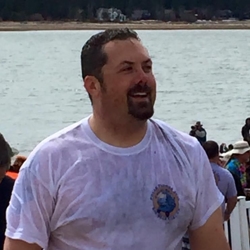 Jeff after the polar bear plunge