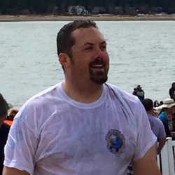 Jeff after the polar bear plunge